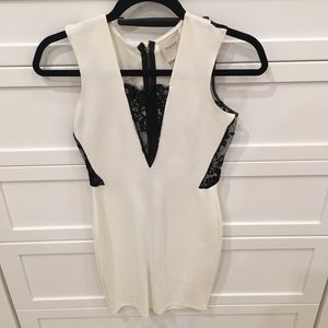 Mason dress with lace detail